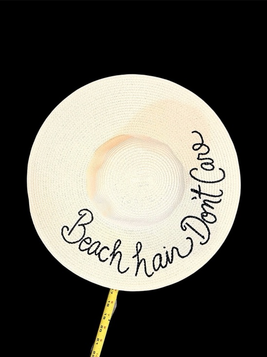 Tart Accessories - TART ‘Beach Hair Don’t Care’ 17” Wide Brim Paper Floppy Hat OS NWT
